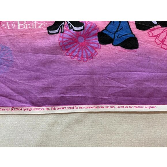 Lil Bratz Sewing Fabric 1 Yard 2004 Vintage Retired Out of Print Pink - Picture 5 of 5